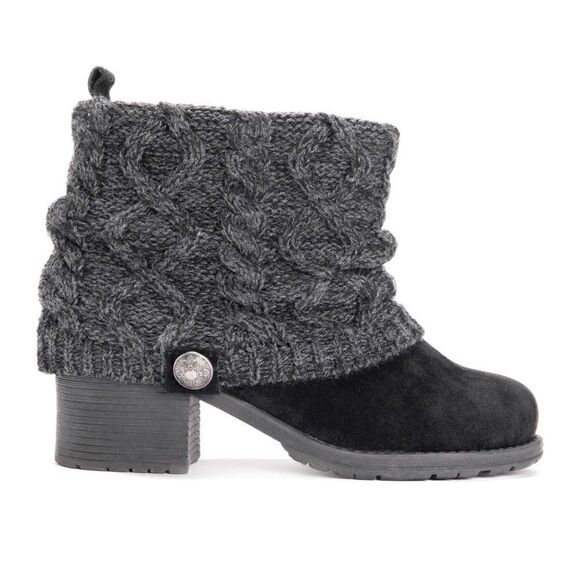 🆕NWT MUK LUKS Women's Haley Boots - BLACK - Picture 3 of 3